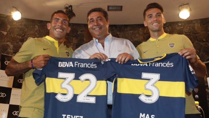 Teves dijo que volvió a Boca “para ganar la Copa Libertadores”