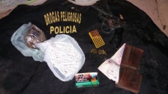 Charata: secuestraron drogas, un arma de fuego y un arma blanca