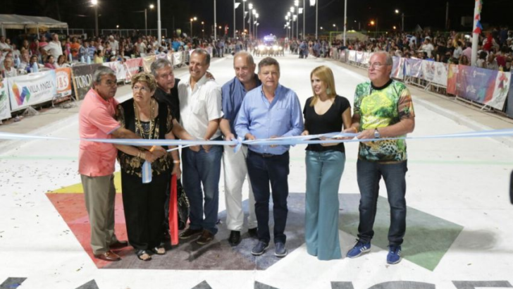 Peppo inauguró el corsódromo de Villa Ángela en su 50° Aniversario