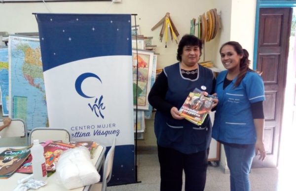 El Centro Mujer entregó donaciones a jardines de infantes del Santa Inés y villa Don Andrés 1