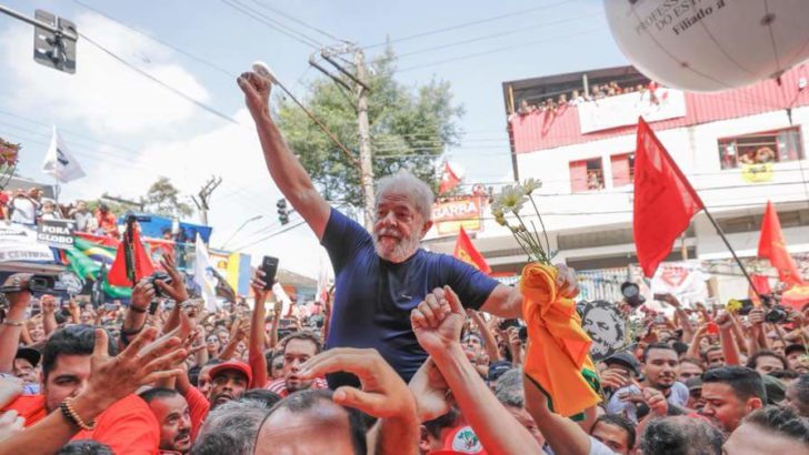 Brasil: Lula advierte “no me van a callar”, mientras prepara el lanzamiento de su candidatura