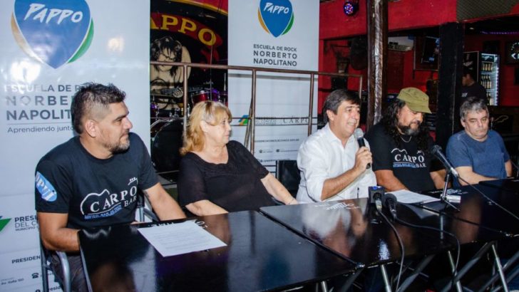 Gustavo Martínez y la hermana de Pappo abrieron una escuela gratuita de rock en Resistencia