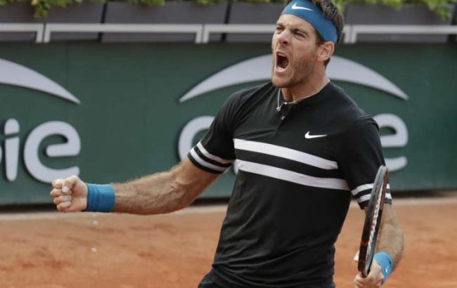 Roland Garros: tras eliminar a Isner, Del Potro alcanzó los cuartos de final