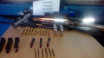 El Tacuruzal: secuestraron una gran cantidad de armas