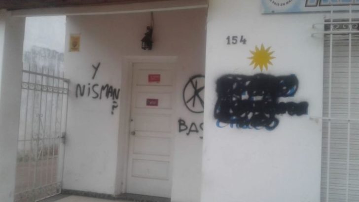 Diputados repudió el vandalismo al local de Frente Grande y Unidad Ciudadana