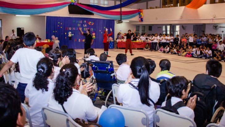 Presidencia del Concejo: el circo sumó a la fiesta de la Semana de la Educación Especial