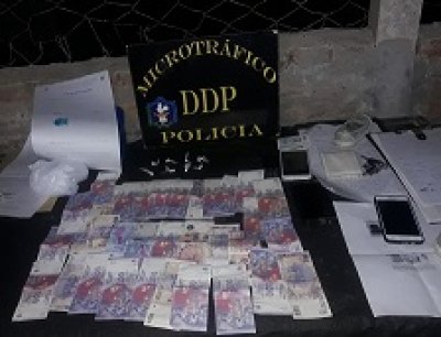 Secuestro de droga y dinero en Vilelas