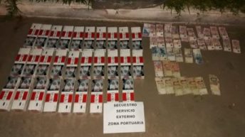 Barranqueras: secuestran 69 brezas de cigarrillos de contrabando