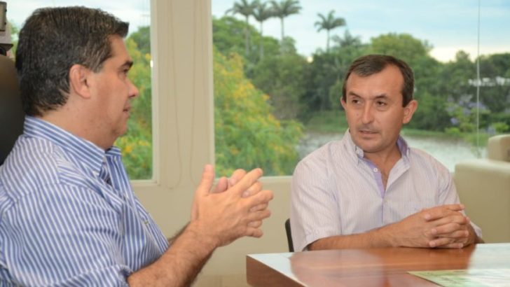 Capitanich se reunió con el candidato a intendente de Colonia Benítez por el Nepar, Sergio Phipps
