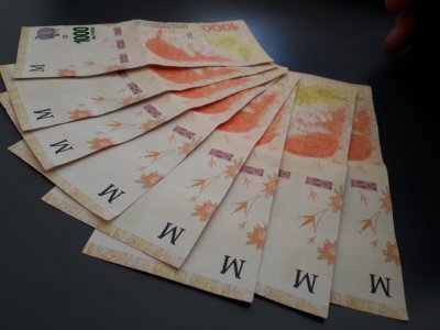 Advierten sobre la circulación de billetes de mil pesos falsos