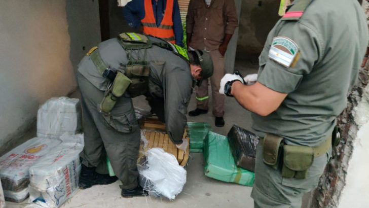Formosa: decomisan más de 269 kilos de marihuana ocultos en un inmueble en construcción