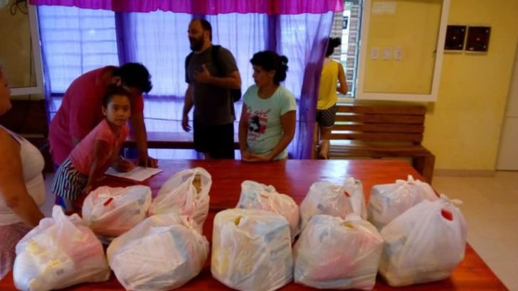 El Cecual llevó donaciones a barrios afectados por la inundación