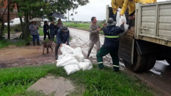 Emergencia hídrica: más de 100 operarios de Equipo Hábitat afectados a trabajos de saneamiento ambiental