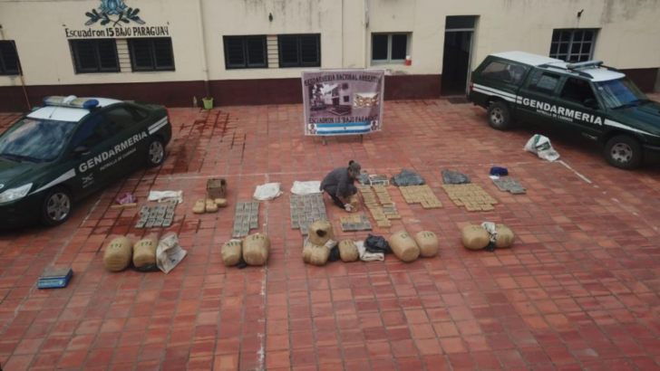 Formosa: desbaratan una organización narco y secuestran más de 276 kilos de marihuana