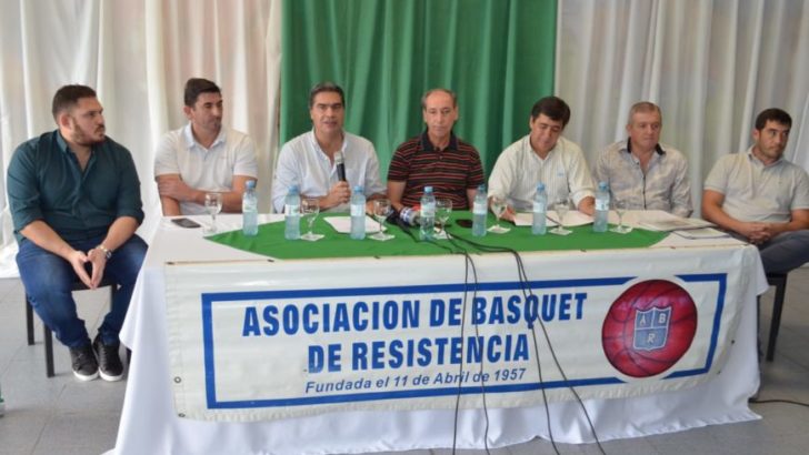 El intendente presentó el Torneo de Básquetbol “Copa Municipalidad de Resistencia”