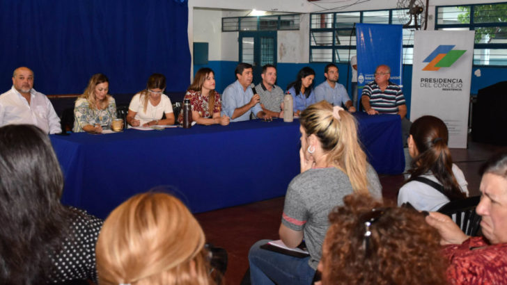 Gustavo Martínez y comisiones vecinales de la zona este articulan acciones para la mejora barrial