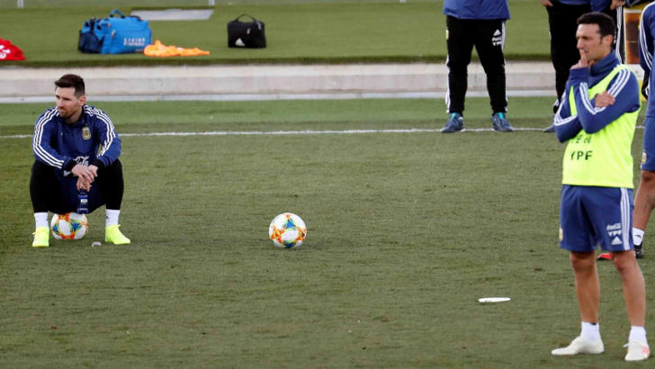 La Selección Argentina cumplió su segundo entrenamiento en Madrid