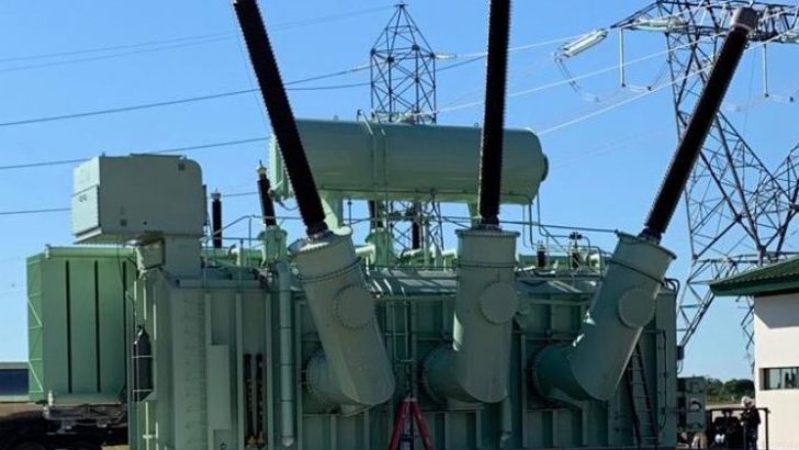Sáenz Peña: entregan un segundo transformador de 300 megavatios de potencia
