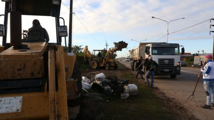 El municipio realizó un operativo integral en el barrio La Rubita