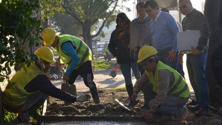 Supervisaron el avance de obras del plan integral urbano en el Ítalo Argentino