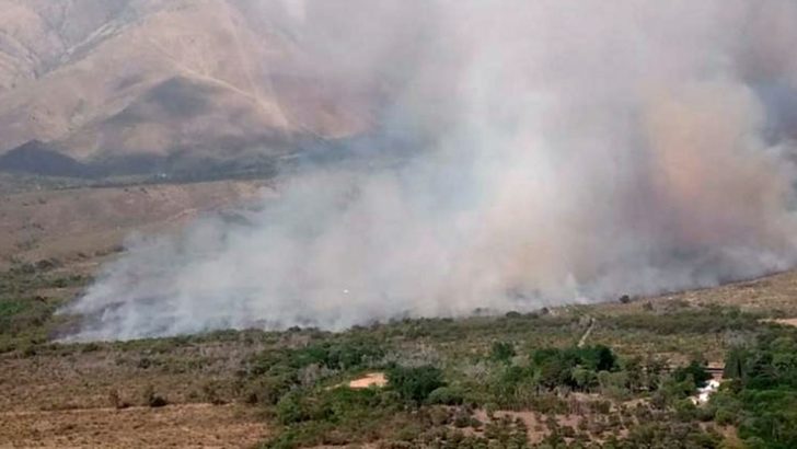 Incendios rurales en Córdoba: un nuevo foco se inició en el Valle de Traslasierra