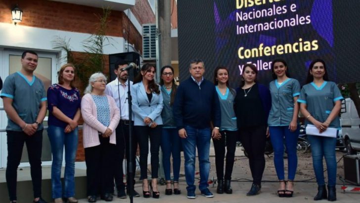 Peppo inauguró el nuevo espacio institucional de Iprodich en Villa Ángela