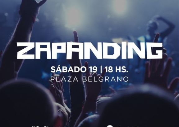 Zapanding: rock e improvisación musical en la Plaza Belgrano
