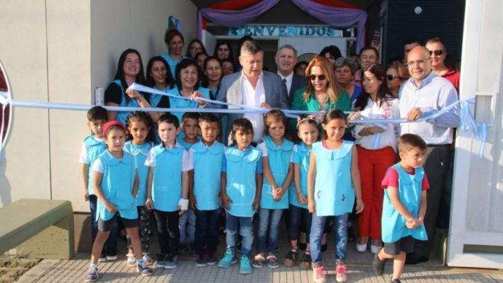 Villa Ángela: Peppo inauguró el nuevo Jardín de Infantes N° 73