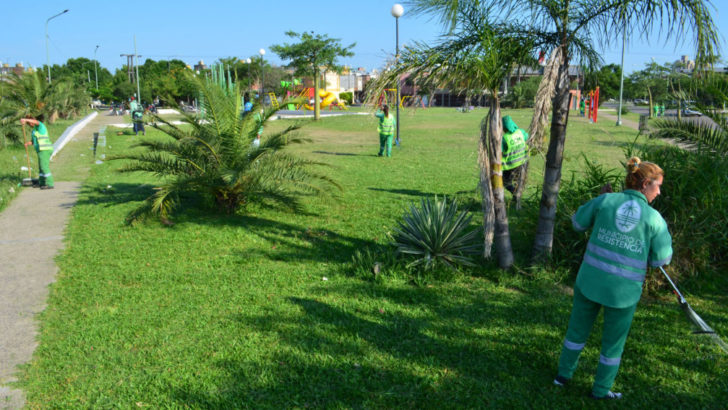 Reacondicionaron la “Plazoleta de los niños”, espacio verde clave para distintos barrios de la zona