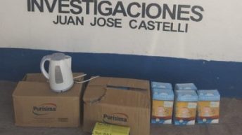 Castelli: efectivos recuperan 22 kilos de leche sustraídos de un Centro de Salud