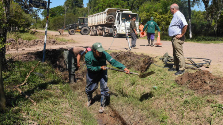 El Municipio refuncionaliza más de 5 kilómetros de desagües en la zona de villa Fabiana Norte