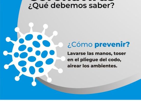 Salud difundieron medidas de prevención y cuidados ante el primer caso de coronavirus