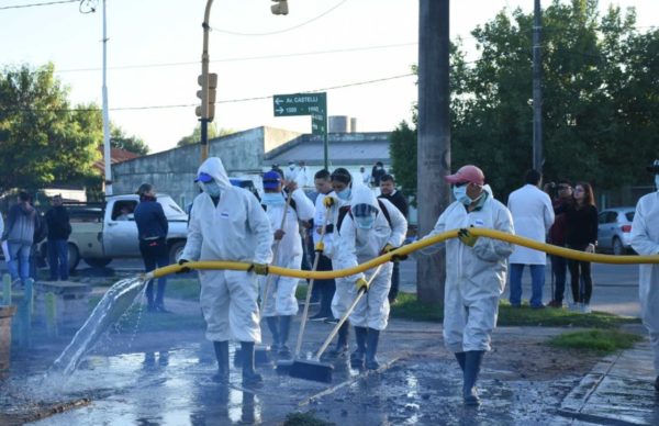 Llaponagat, Central Norte, Mupune, Cosecha y Villa Centenario, las zonas de operativos de desinfección