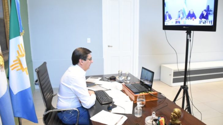 Por videoconferencia, Gustavo Martínez dialogó con el presidente, sobre el escenario que atraviesa Resistencia