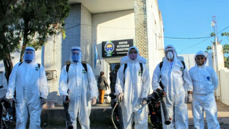 Barranqueras: Salud y el Municipio verificaron tareas de desinfección en instituciones
