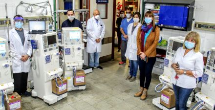 El Servicio de Nefrología del Perrando recibió nuevos equipos de hemodiálisis