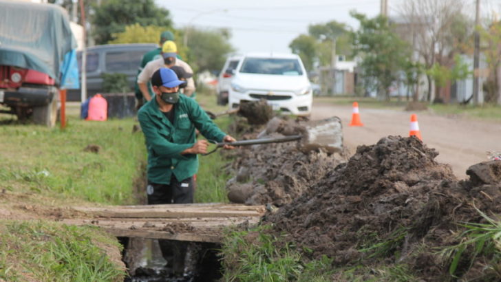 En el marco del programa Resistencia + Limpia, el Municipio refuncionalizó desagües en la zona norte