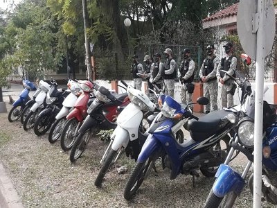 Secuestran motos sin permisos de circulación