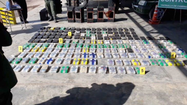 Taco Pozo: tres detenidos por transportar más de 200 kilos de cocaína en un camión