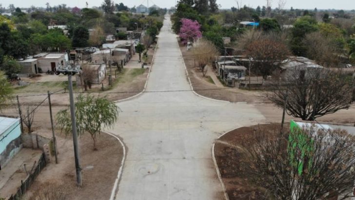 Corzuela: Vialidad Provincial ejecuta la segunda etapa de pavimentación urbana