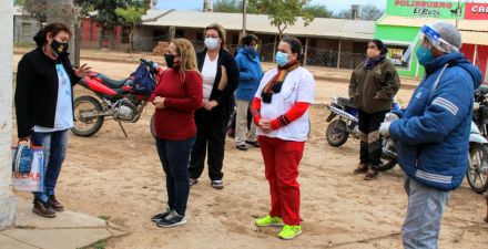 En El Sauzalito, autoridades sanitarias recorrieron el hospital y se reunieron con el personal