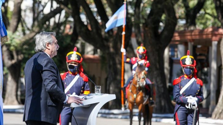 Alberto y el mensaje por San Martín: “Hoy el orgullo nacional se gana plantándose frente a los acreedores”
