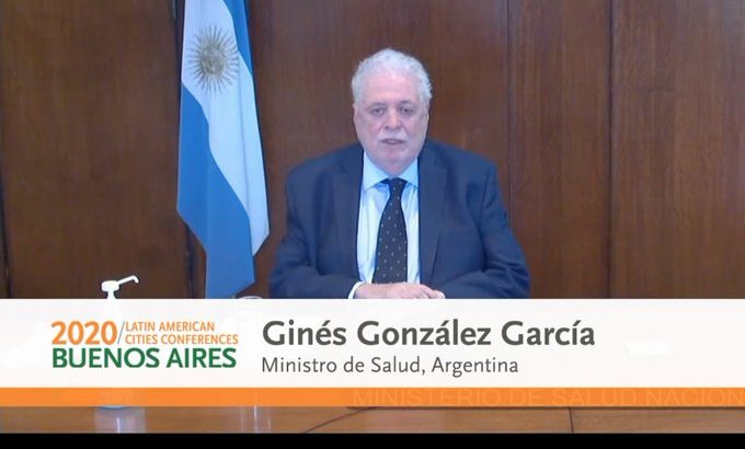 Ante el Consejo de las Américas, Ginés aseguró que el Gobierno va “a priorizar la vida de los argentinos”