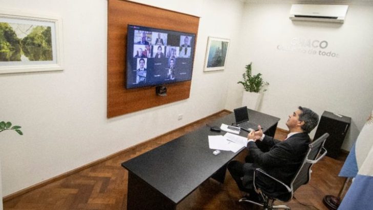 “Corredores bioceánicos suramericanos”: el gobernador participó de una videoconferencia junto a parlamentarios del Mercosur