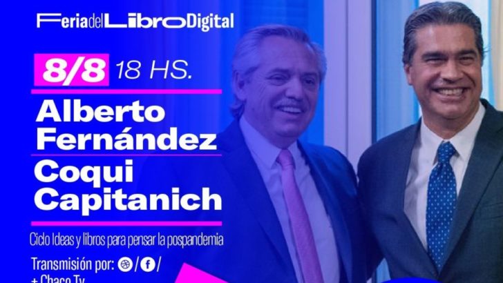 El presidente Alberto Fernández, invitado estelar de la Feria del Libro Digital