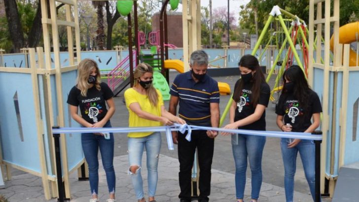 Se inauguró un nuevo cerco de seguridad en los juegos infantiles de la plaza Belgrano de Resistencia