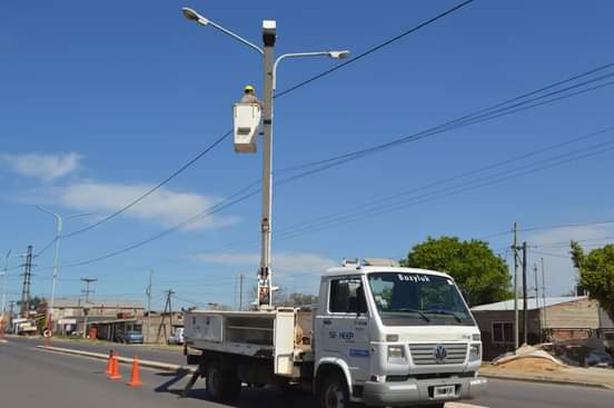 Barranqueras: Municipio y Secheep realizaron trabajos en la iluminación urbana avenidas y accesos