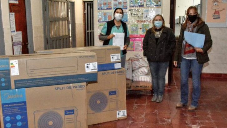 Centros de Salud de Resistencia recibieron acondicionadores de aire entregados por Salud Pública