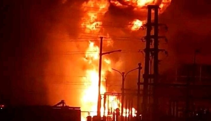 Explosión y posterior incendio en la “Usina” de Barranqueras deja sin luz a varias zonas del Gran Resistencia
