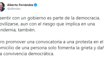 Repudian la convocatoria de la oposición y Clarín a marchar en el domicilio de CFK